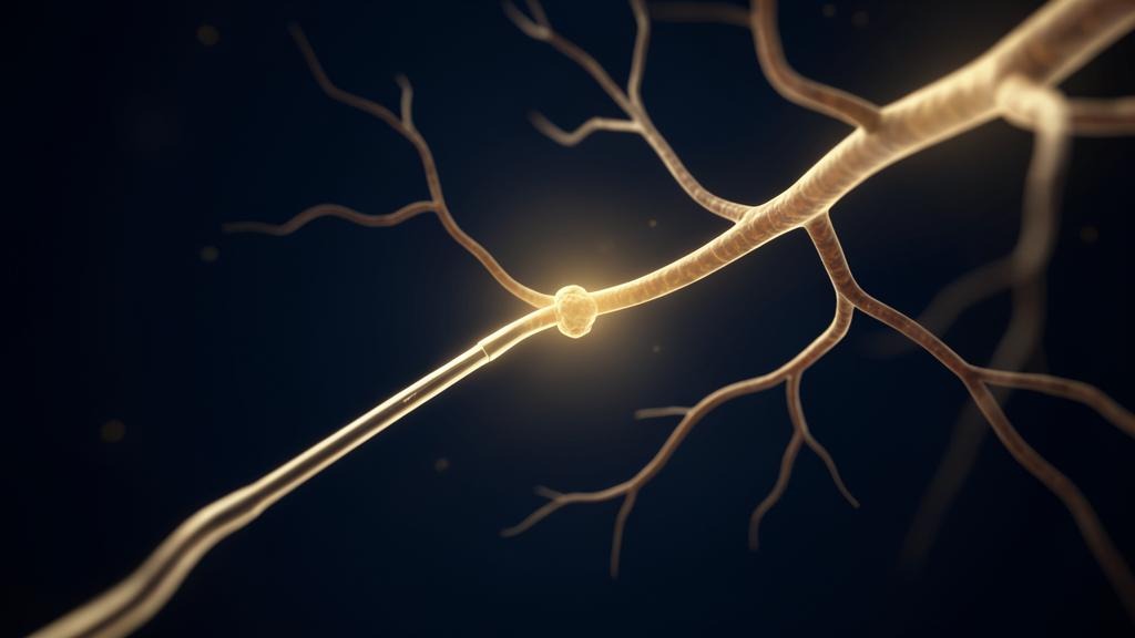 Stylized illustration of the RED 43 catheter for aspiration thrombectomy of distal medium vessel occlusions